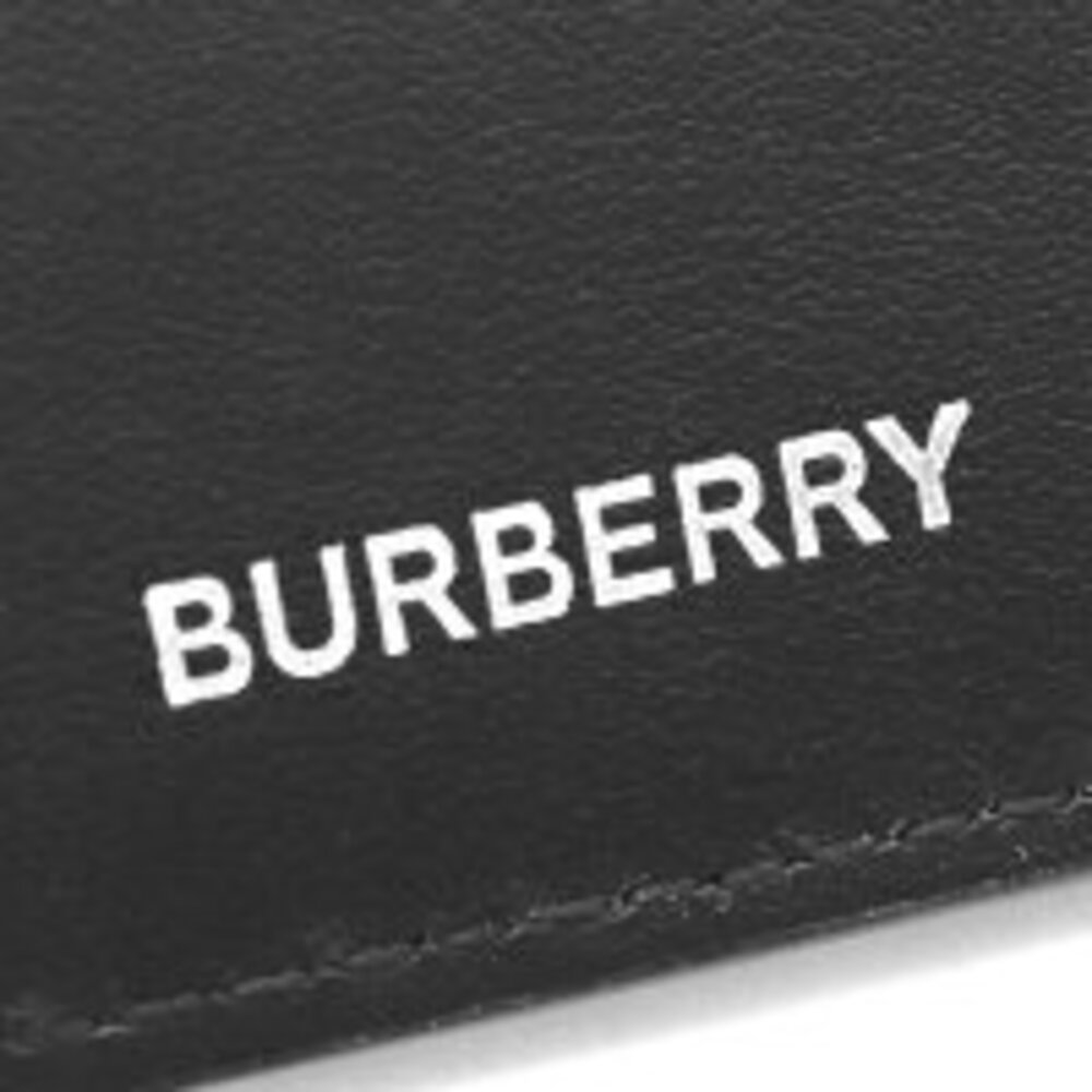 Burberry CC Check Bifold Black Beige Wallet - Picture 3 of 5
